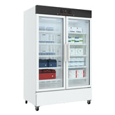 35 cu. ft. Medical Vaccine Refrigerator for Pharmacy and Laboratory with Multi-Level Emergency Alarms, UL-Listed in White (KM-PHR-35C)